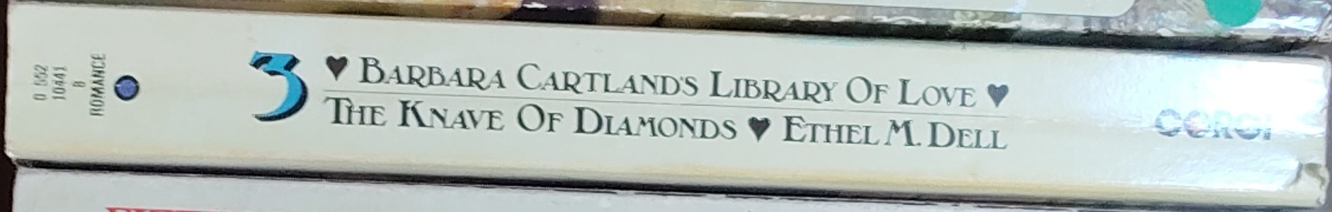 Ethel M. Dell  THE KNAVE OF DIAMONDS spine of book image