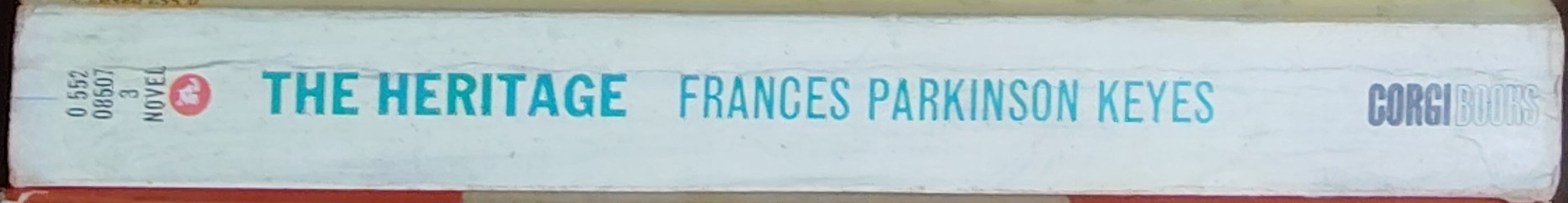 Frances Parkinson Keyes  THE HERITAGE spine of book image