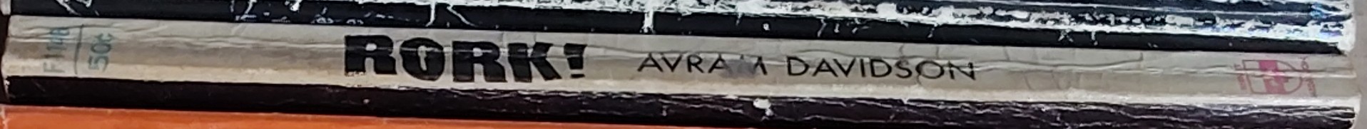 Avram Davidson  RORK! spine of book image