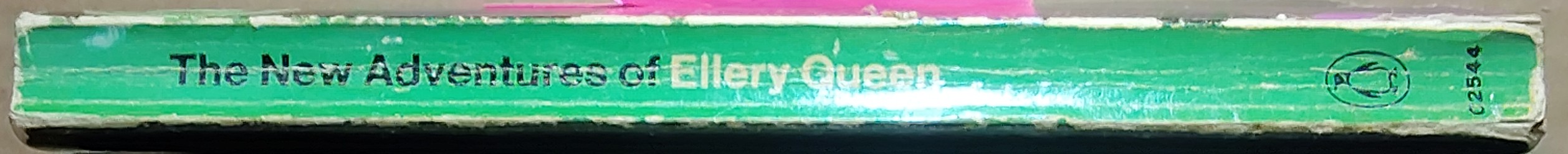 Ellery Queen  THE NEW ADVENTURES OF ELLERY QUEEN spine of book image