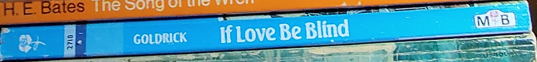 Emma Goldrick  IF LOVE BE BLIND spine of book image