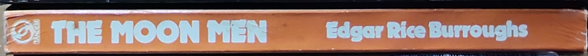 Edgar Rice Burroughs  THE MOON MEN spine of book image