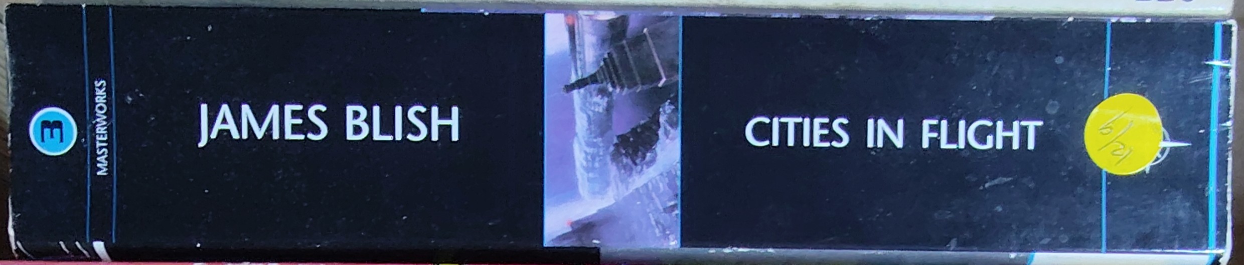 James Blish  CITIES IN FLIGHT (Omnibus edition) spine of book image
