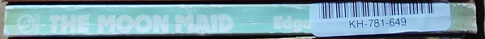 Edgar Rice Burroughs  THE MOON MAID spine of book image
