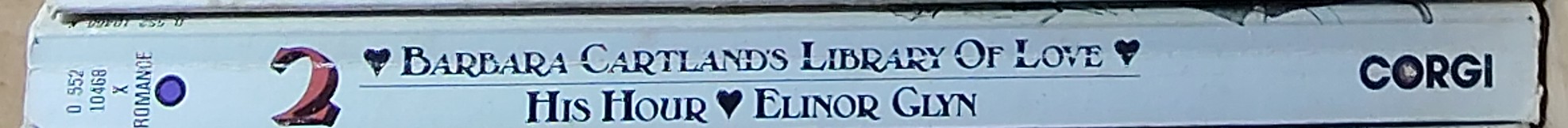 Elinor Glyn  HIS HOUR spine of book image