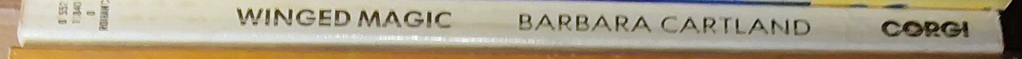 Barbara Cartland  WINGED MAGIC spine of book image