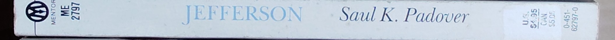JEFFERSON [THOMAS]  spine of book image