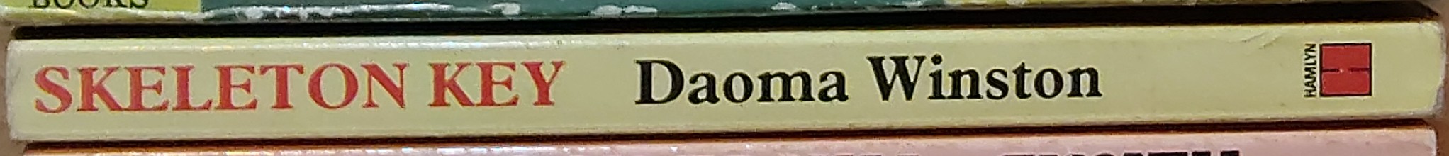Daoma Winston  SKELETON KEY spine of book image