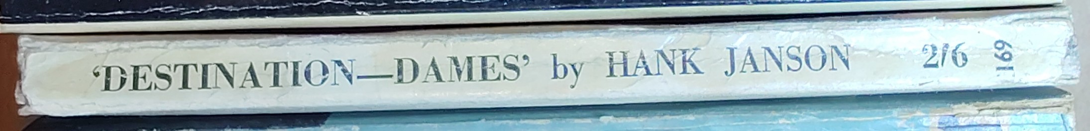 Hank Janson  DESTINATION DAMES spine of book image