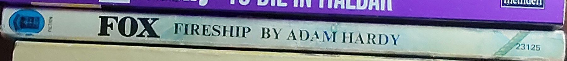 Adam Hardy  FOX 11: FIRESHIP spine of book image