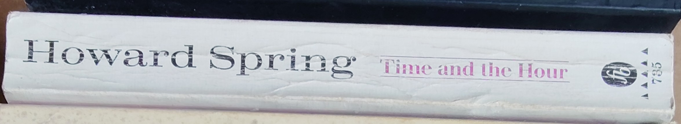 Howard Spring  TIME AND THE HOUR spine of book image