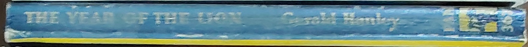 Gerald Hanley  THE YEAR OF THE LION spine of book image