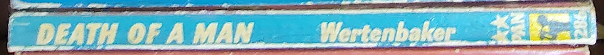 Lael Tucker Wertenbaker  DEATH OF A MAN spine of book image