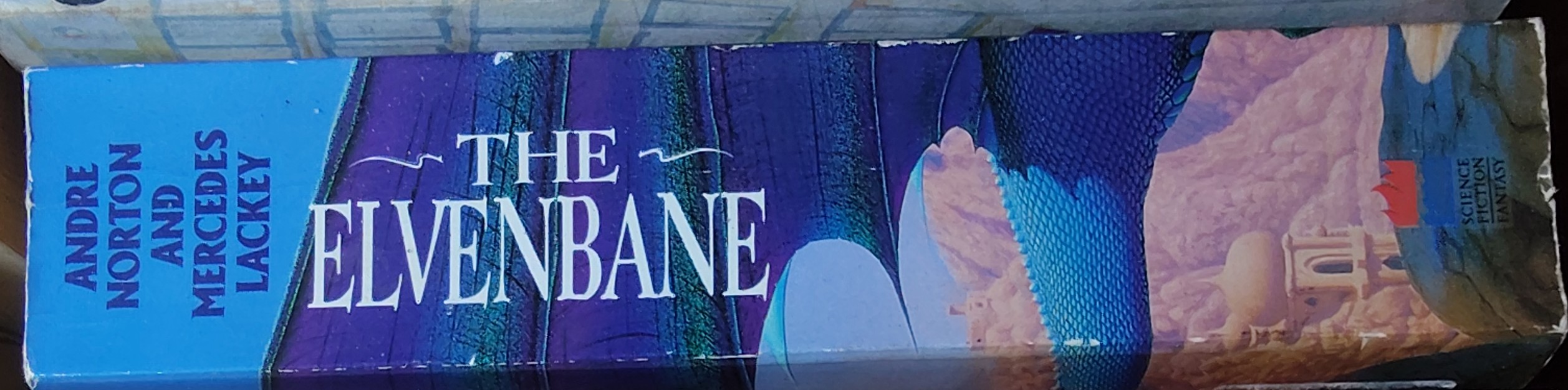 Andre Norton  THE ELVENBANE spine of book image