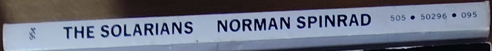 Norman Spinrad  THE SOLARIANS spine of book image
