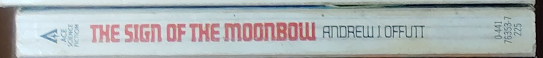 Andrew J. Offutt  THE SIGN OF THE MOONBOW spine of book image