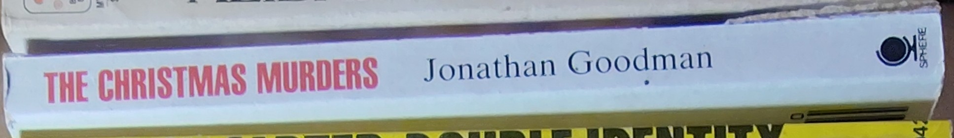 Jonathan Goodman (edits) THE CHRISTMAS MURDERS spine of book image