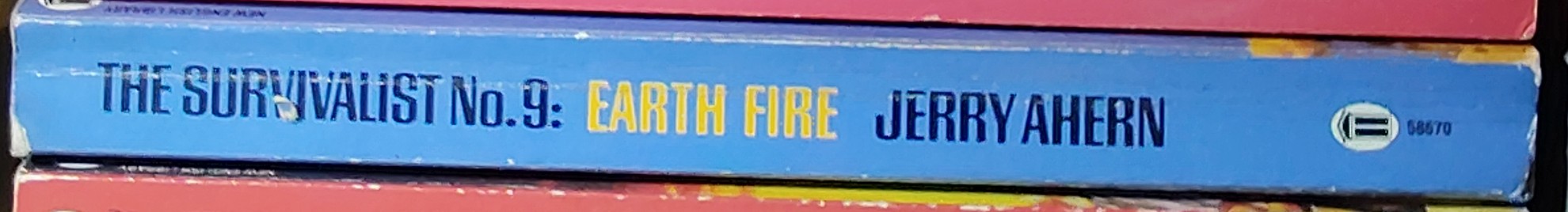 Jerry Ahern  THE SURVIVALIST No.9: Earth Fire spine of book image