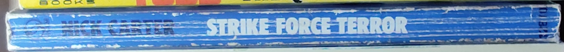 Nick Carter  STRIKE FORCE TERROR spine of book image
