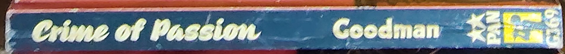 Derick Goodman  CRIME OF PASSION spine of book image