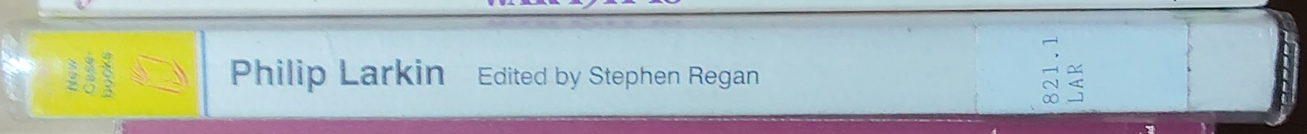 Stephen Regan (edits) PHILIP LARKIN. Contemporary Critical Essays spine of book image