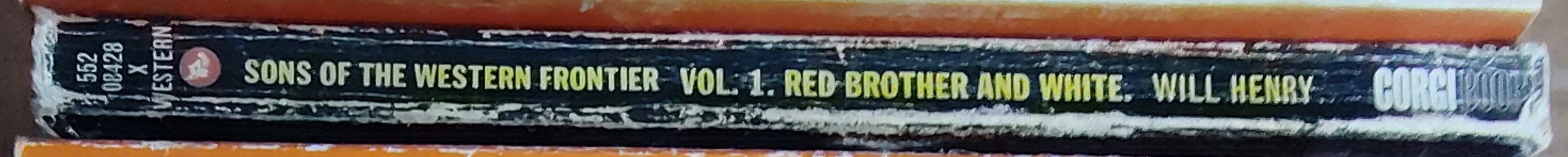 Will Henry  RED BROTHER & WHITE spine of book image
