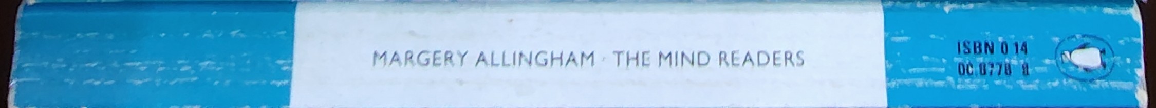 Margery Allingham  THE MIND READERS spine of book image