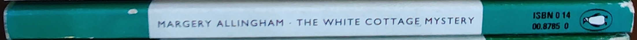 Margery Allingham  THE WHITE COTTAGE MYSTERY spine of book image