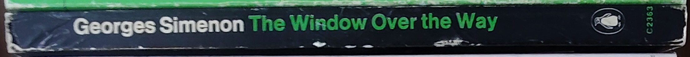 Georges Simenon  THE WINDOW OVER THE WAY spine of book image