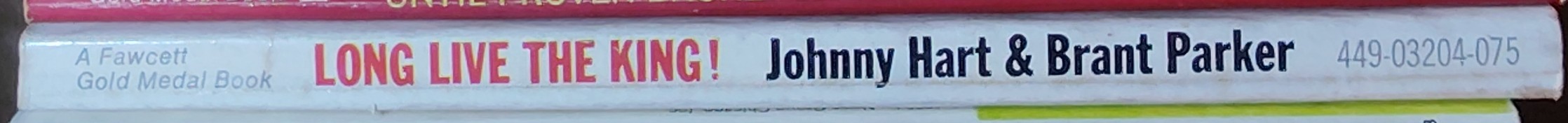 Johnny Hart  LONG LIVE THE KING! spine of book image