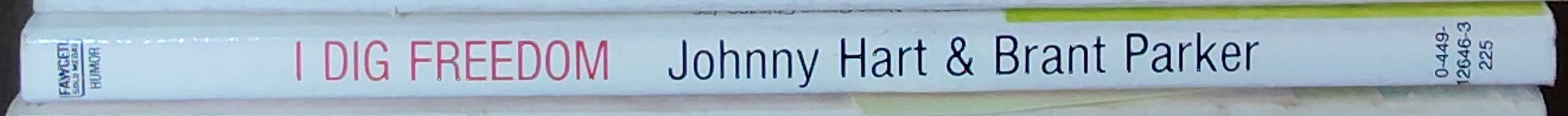 Johnny Hart  I-DIG FREEDOM spine of book image