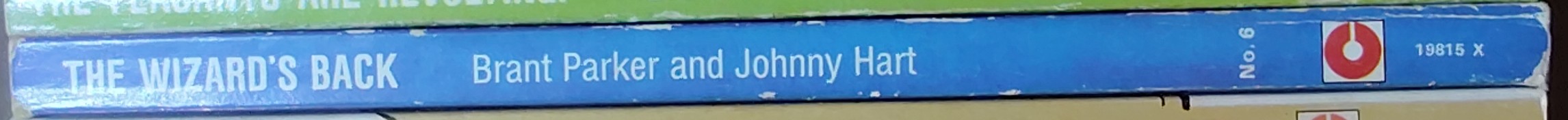 Johnny Hart  THE WIZARD'S BACK spine of book image