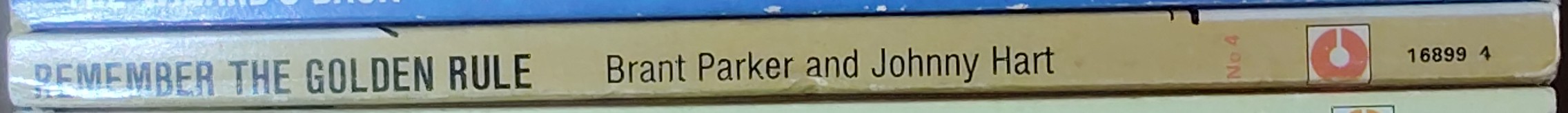 Johnny Hart  REMEMBER THE GOLDEN RULE spine of book image