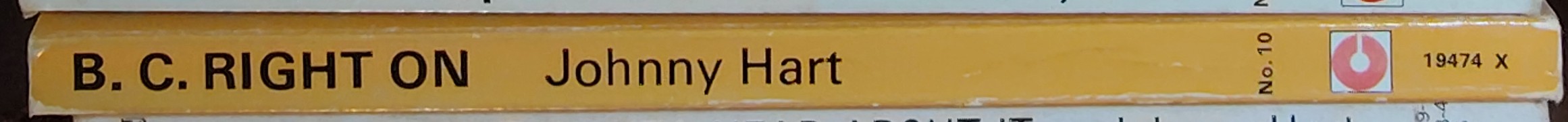 Johnny Hart  B.C. RIGHT ON spine of book image