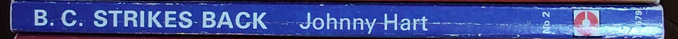 Johnny Hart  B.C. STRIKES BACK spine of book image