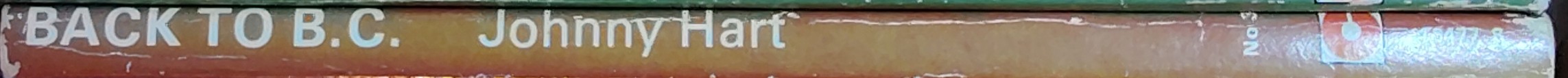Johnny Hart  BACK TO B.C. spine of book image