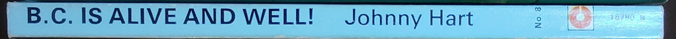 Johnny Hart  B.C. IS ALIVE AND WELL! spine of book image