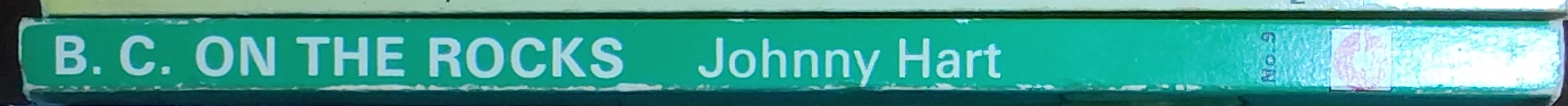 Johnny Hart  B.C. ON THE ROCKS spine of book image