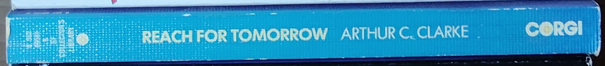 Arthur C. Clarke  REACH FOR TOMORROW spine of book image