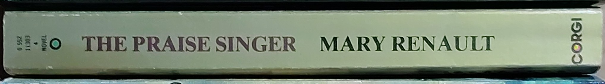 Mary Renault  THE PRAISE SINGER spine of book image