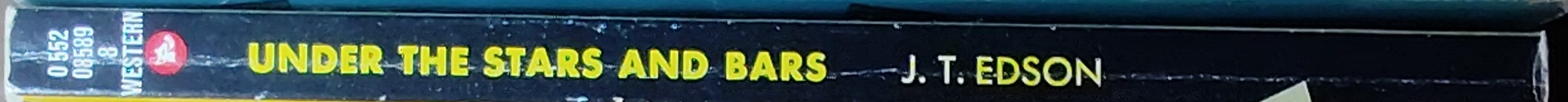 J.T. Edson  UNDER THE STARS AND BARS spine of book image
