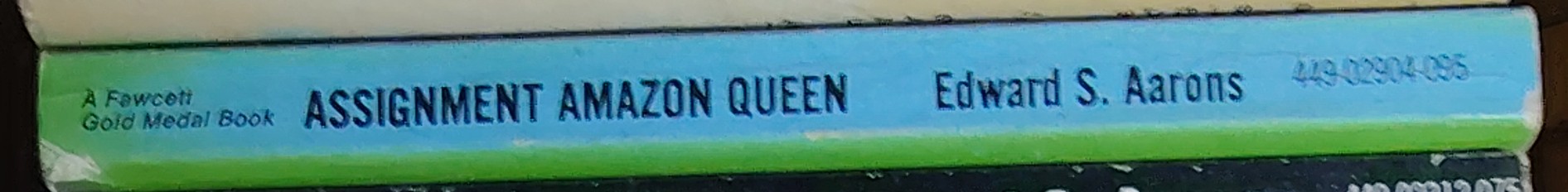 Edward S. Aarons  ASSIGNMENT AMAZON QUEEN spine of book image