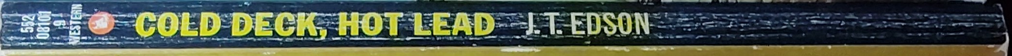 J.T. Edson  COLD DECK, HOT LEAD spine of book image