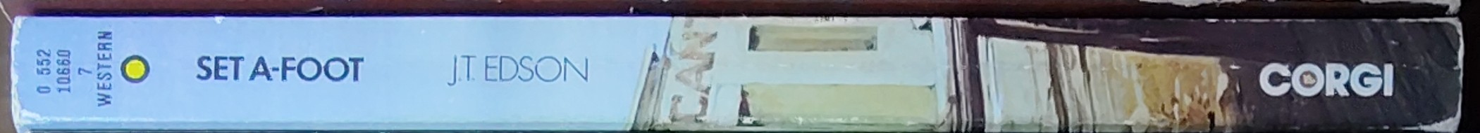 J.T. Edson  SET A-FOOT spine of book image