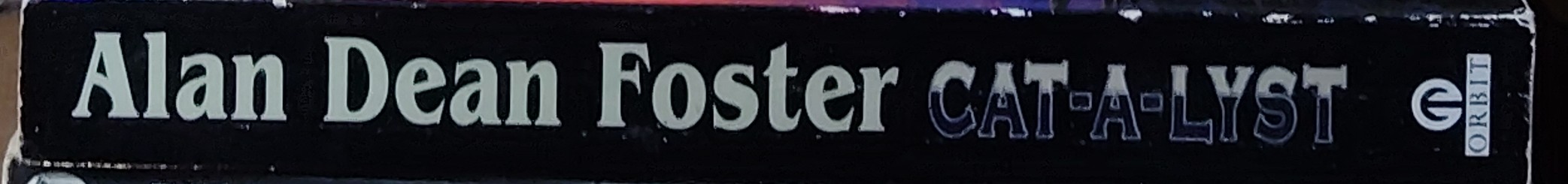 Alan Dean Foster  CAT-A-LYST spine of book image