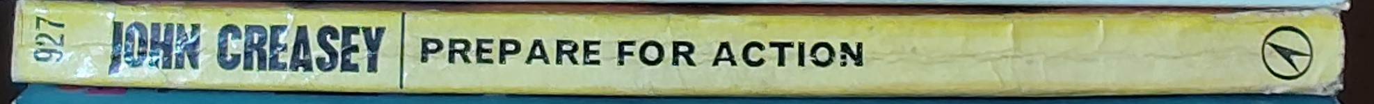 John Creasey  PREPARE FOR ACTION (Department 'Z') spine of book image