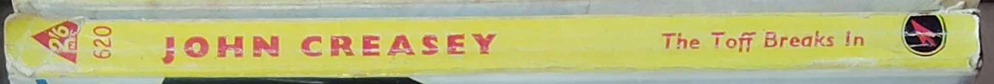 John Creasey  THE TOFF BREAKS IN spine of book image