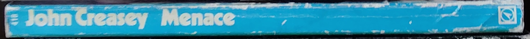 John Creasey  MENACE (Department Z) spine of book image