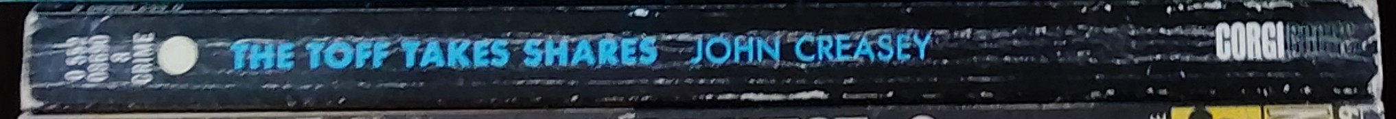 John Creasey  THE TOFF TAKES SHARES spine of book image