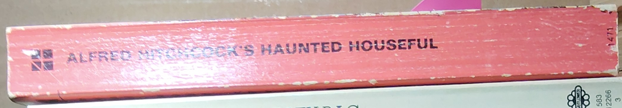 Alfred Hitchcock's  HAUNTED HOUSEFUL spine of book image